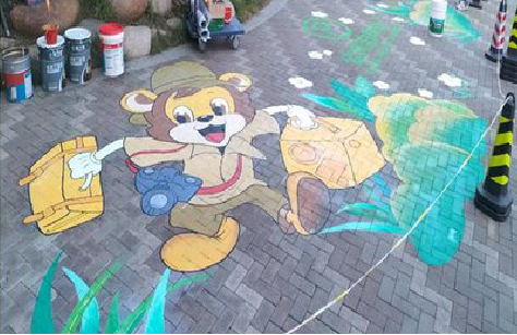 宜春夏季画地面彩绘会遇到的问题