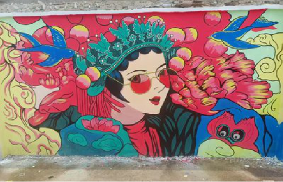 宜春墙体彩绘-网红墙