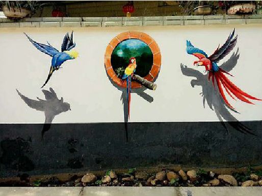 宜春视觉错位-3D墙绘设计