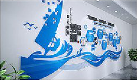 宜春海浪主题文化墙如何设计？