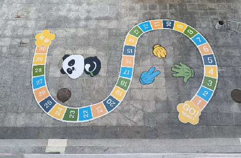 宜春地面游戏彩绘