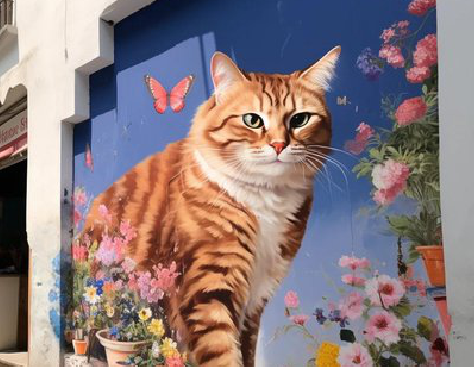 宜春自己绘制有个性的手绘墙