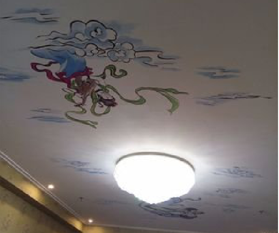 宜春如何快速绘制天花板上的手绘墙？