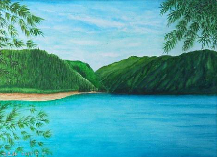 宜春在墙绘中，如何绘画绿水青山？