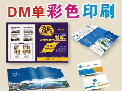 宜春单页印刷，色彩搭配简单。